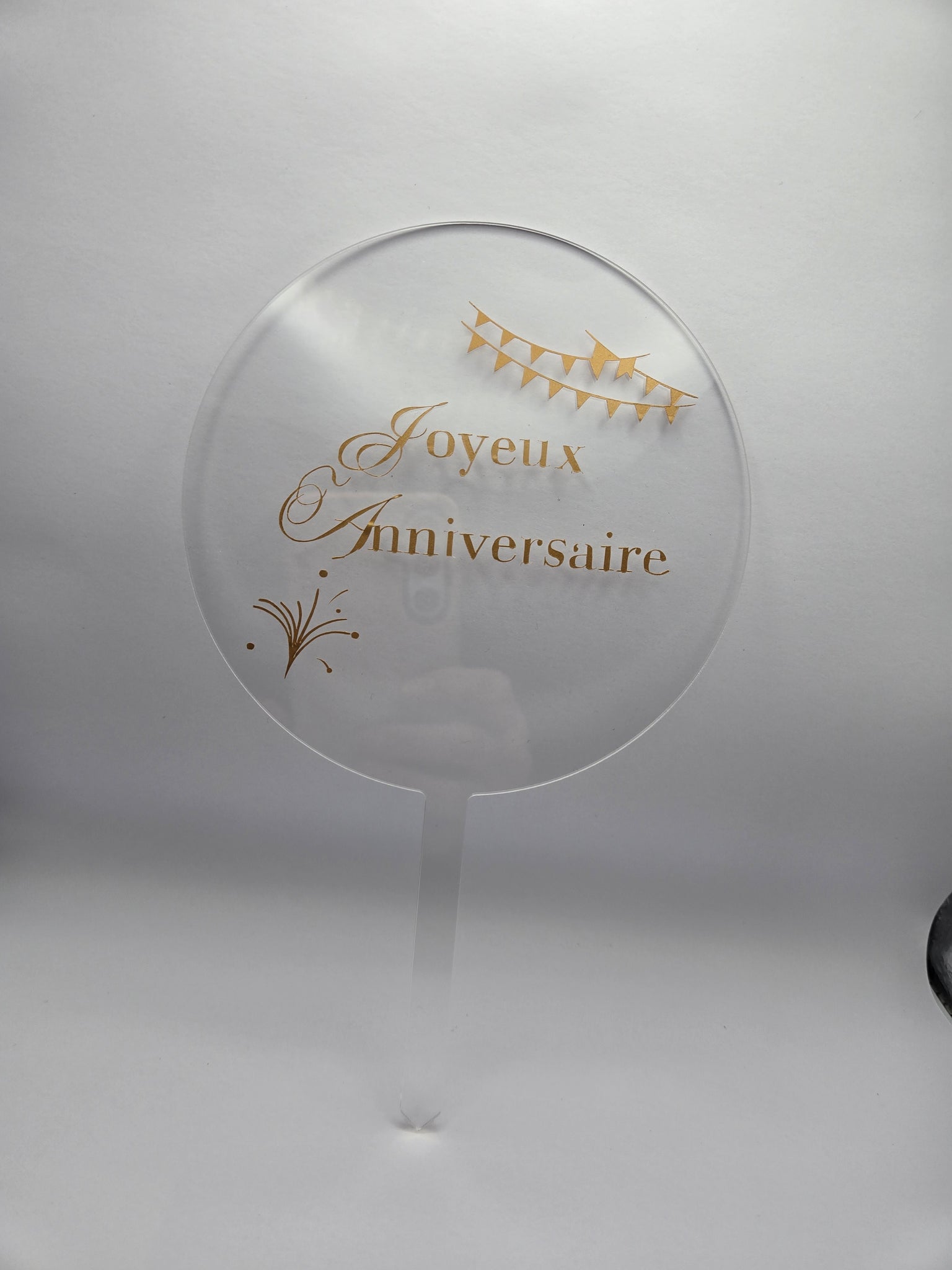 Cake Topper Joyeux Anniversaire