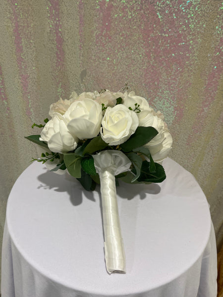 Bouquet de fleurs Blanche et Rose