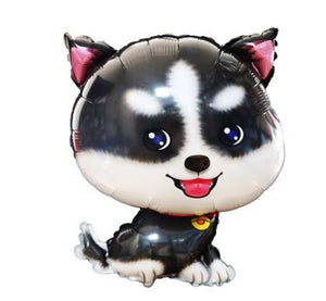 Ballon mylar -Chien noir