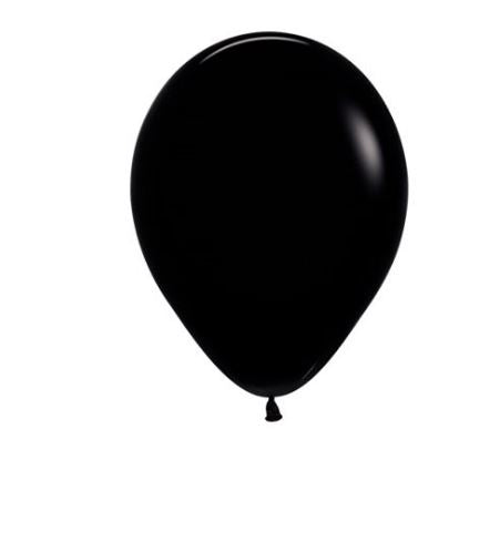 Sac de 50 ballons-noir mat