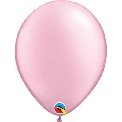 Ballon latex- Rose pâle perlé 17''