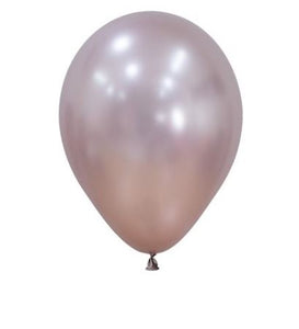 Sac de 50 ballons -soie fleur rose