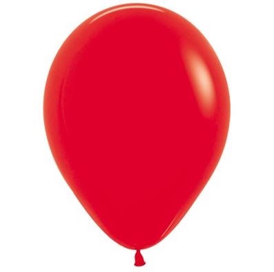 Sac de 50 ballons rouge