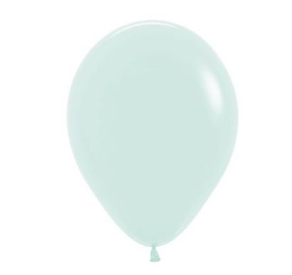 Ballon latex-Vert pastel mat