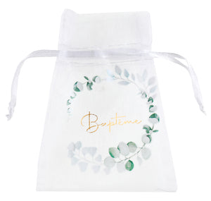 Petit sac d'organza Baptême