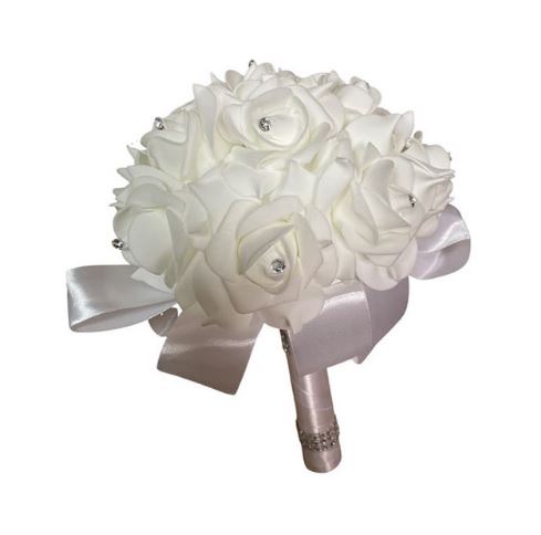 Bouquet de rose blanc cassé