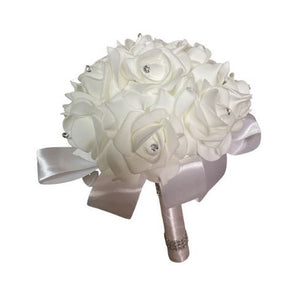 Bouquet de rose blanc cassé
