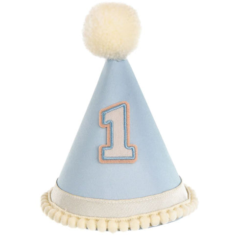 Petit chapeau bleu premier anniversaire