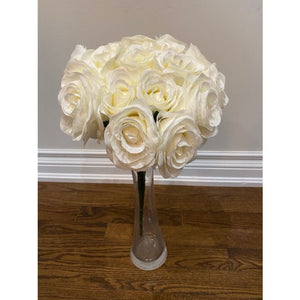 Bouquet de roses Blanc cassé