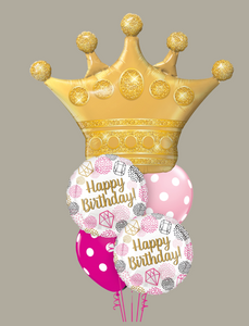 Bouquet de ballons Couronne. prix total $40.97