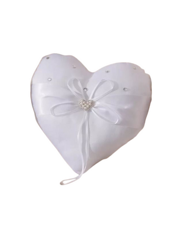 Coussin pour alliances blanc