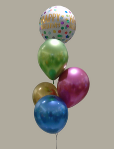 Bouquet de ballons -Happy Birthdhay Orbz. prix total $38.99