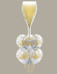 Bouquet de ballons Coupe Cheers. prix total $42.99