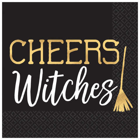 Cheers witches napkin