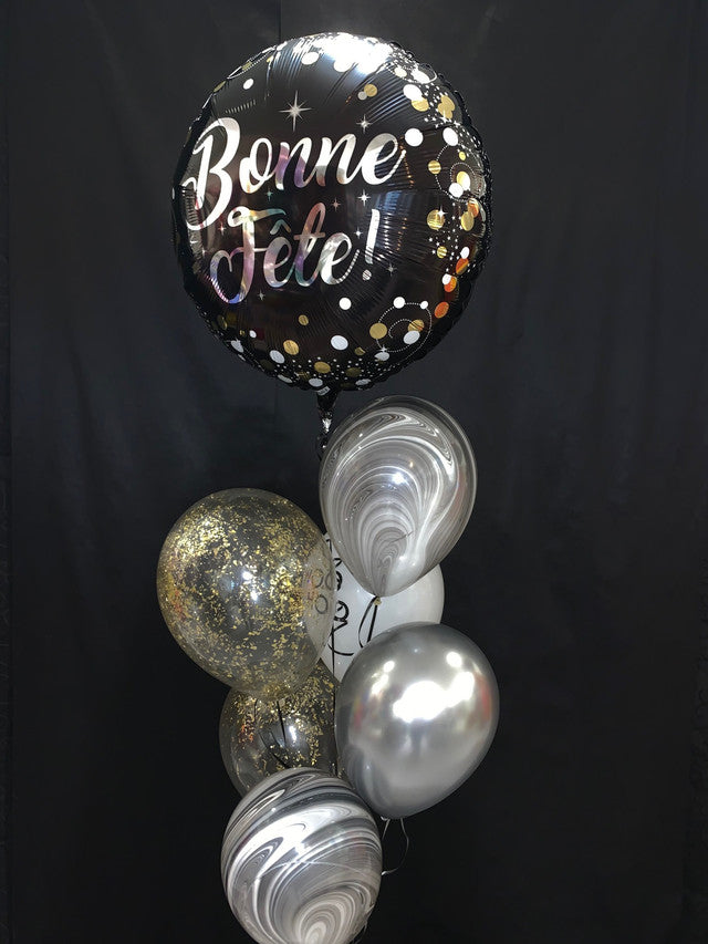 Ballons Hélium - 20 ans - Argenté - Jour de Fête - Boutique Jour de fête