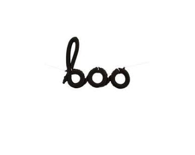 Ballon mylar lettre BOO