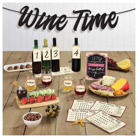 Ensemble de décoration-Wine time